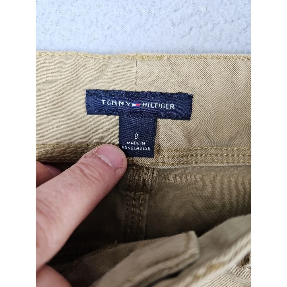 Tommy Hilfiger Pants Women's 8 32x31 Brown 5 Pocket Lightweight Stretch Bootcut